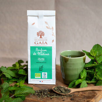 Organic green tea with mint - Around the medina