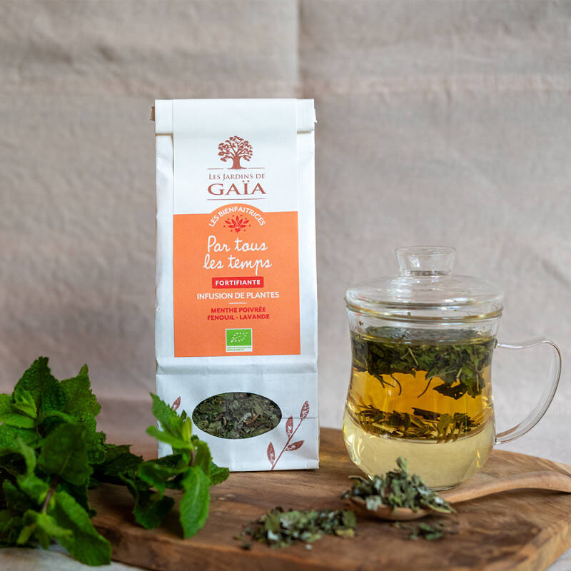 Fortifying organic herbal tea - Anytime Tea