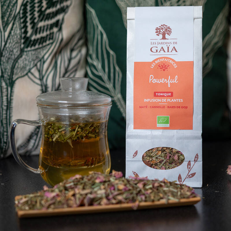 Tisane de plantes bio tonique - Powerful