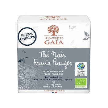 Strawberry and raspberry flavoured black tea - Sweet Kiss