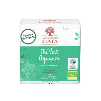 Citrus green tea - A sea of freshness