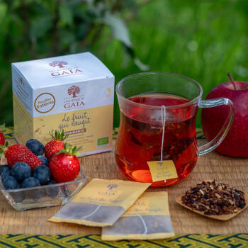 Le fruit qui rougit bio - Tisane de fruits - drainante