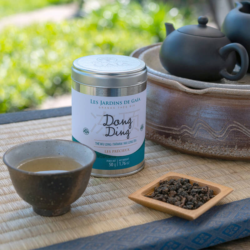 Thé oolong bio / Thé wulong bio de Taïwan - Dong Ding 冻顶