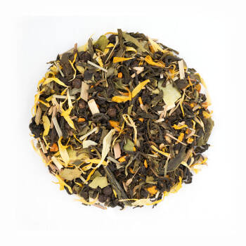 Green tea with coconut and lemongrass - Night in Goa