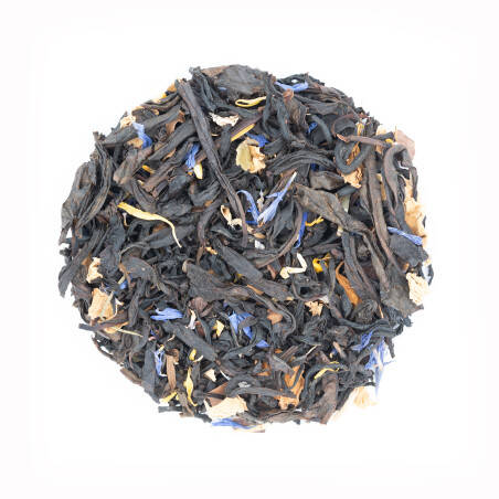 Flavoured wulong tea with cocoa and raspberry - First snowflakes Flavoured wulong tea with cocoa and raspberry - First snowflakes