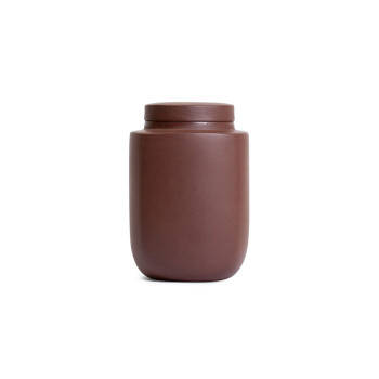 Fangyuan zini tea jar - Small model - Brown