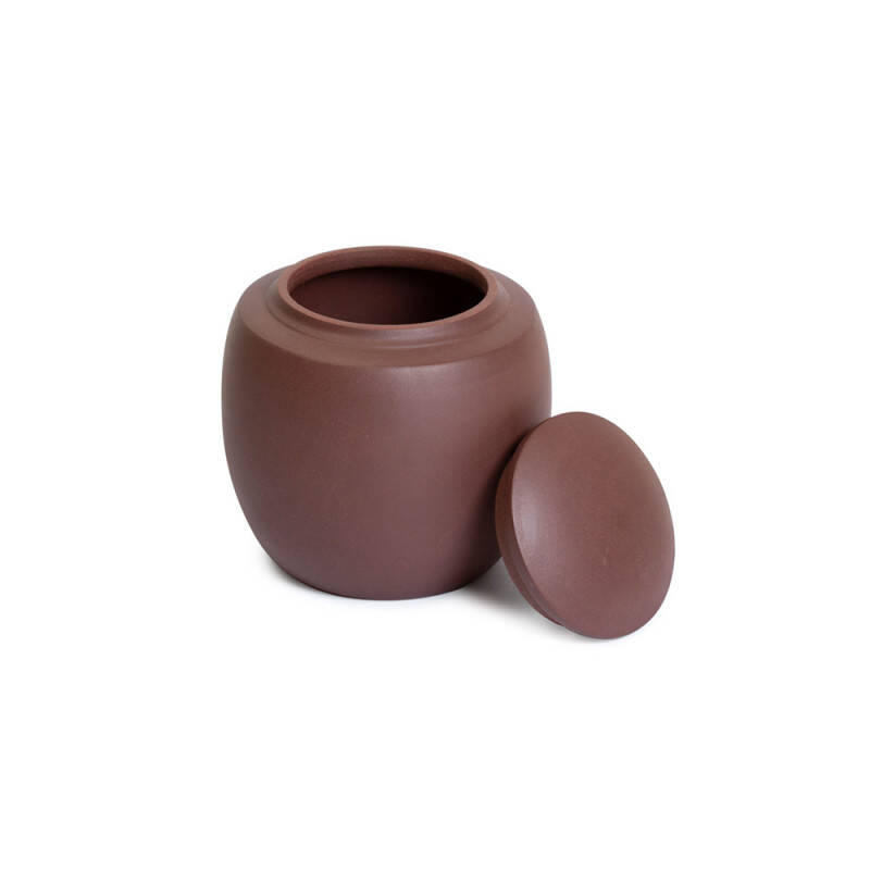 Xiao Yunyu zini tea jar - Medium model - Brown