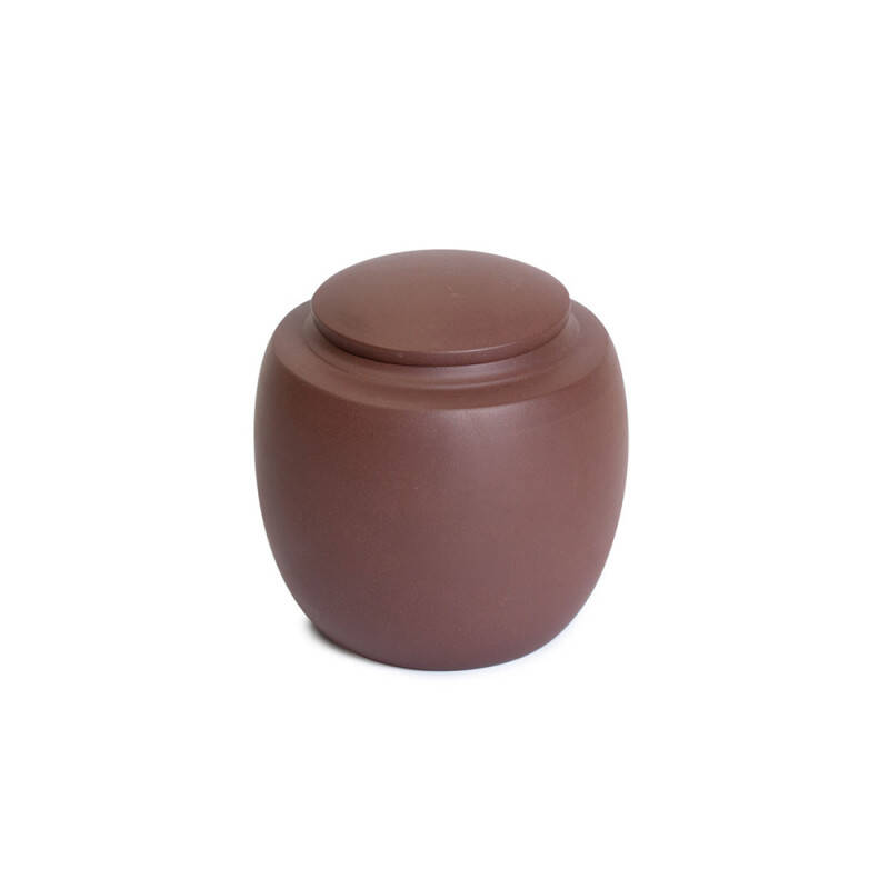 Xiao Yunyu zini tea jar - Medium model - Brown