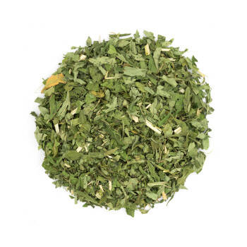 Organic hemp leaves for infusion