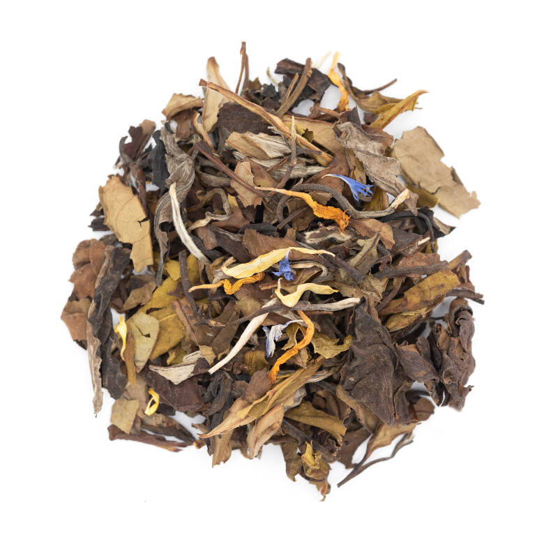 White tea with raspberry and lemon - The Secret of the muses