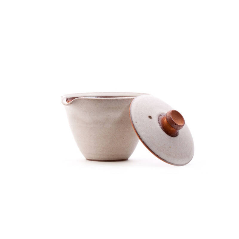 Théière Shiboridashi + Pot à Refroidir - Ivoire - Grand Modèle