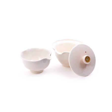 Shiboridashi Teapot + Cooling Pot - White - Small Model Shiboridashi Teapot + Cooling Pot - White - Small Model