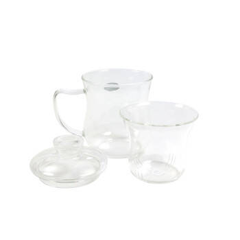 Glass teapot - Filter and lid - 300 ml