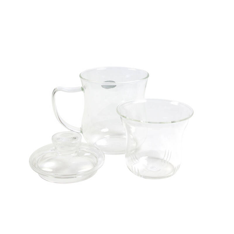Glass teapot - Filter and lid - 300 ml
