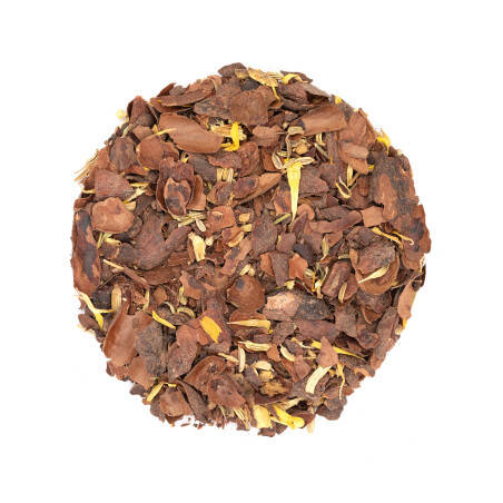 Herbal infusion with cocoa barks and botanicals - Sweet interlude Herbal infusion with cocoa barks and botanicals - Sweet interlude