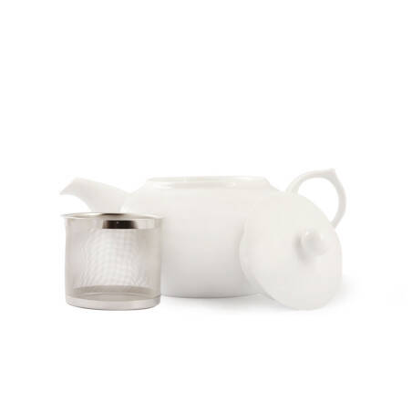 Theiere en porcelaine blanche - 850 ml