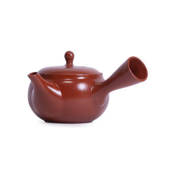 Théière Kyusu - Rouge avec gravures - Céramique - 260 ml