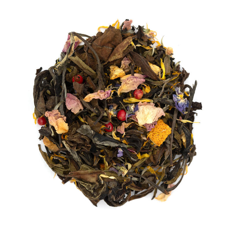 White tea with tonka bean and citrus - Sunshine in the snow