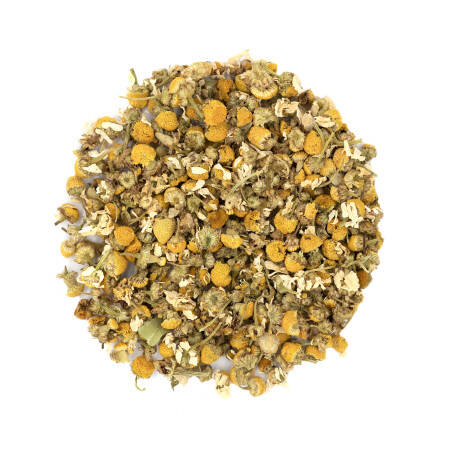 Tisane de plante aux vertus apaisantes - Camomille matricaire Tisane de plante aux vertus apaisantes - Camomille matricaire