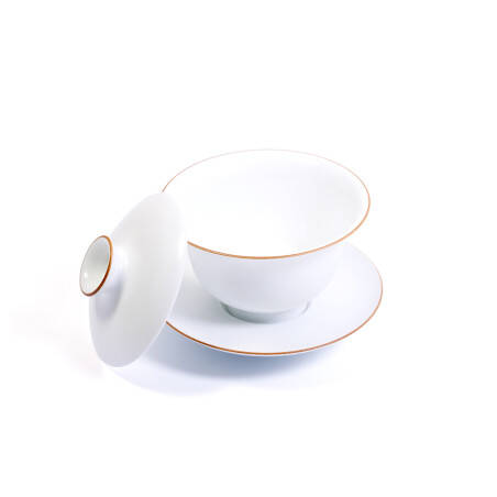 Gaiwan blanc - Fait main en porcelaine de Chine - 140 ml Gaiwan blanc - Fait main en porcelaine de Chine - 140 ml