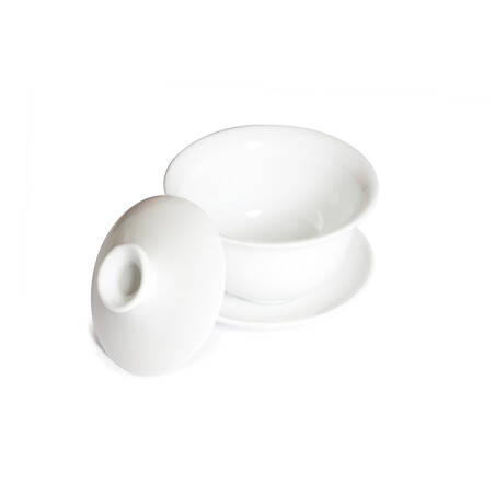 Gaiwan blanc - Fait main en porcelaine de Chine - 170 ml Gaiwan blanc - Fait main en porcelaine de Chine - 170 ml