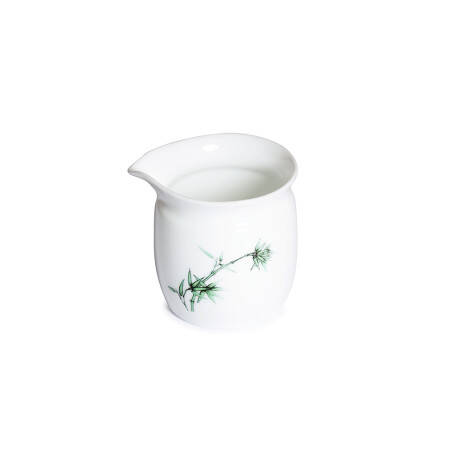 Pot à servir motif bambou - Fait main en porcelaine de Chine - 200 ml Pot à servir motif bambou - Fait main en porcelaine de Chine - 200 ml