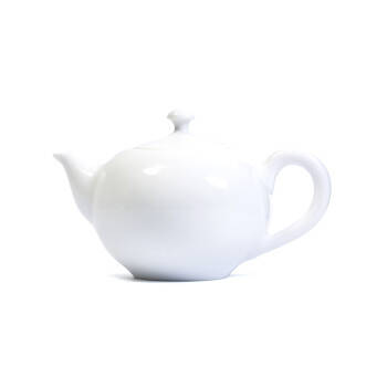 Round teapot - White - Hand made in china - 280 ml