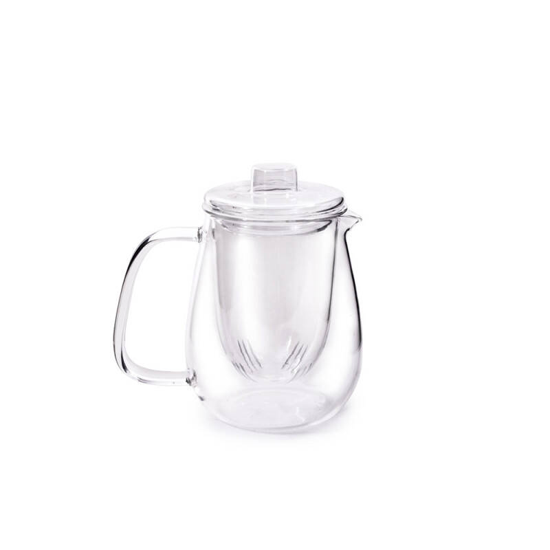 Set Théière Unitea - Grand Modèle - Filtre et couvercle verre - 720 ml Set Théière Unitea - Grand Modèle - Filtre et couvercle verre - 720 ml