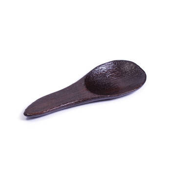 Dark wood measuring spoon