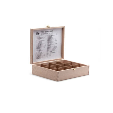 Coffret Infusettes Vide - 12 compartiments Coffret Infusettes Vide - 12 compartiments