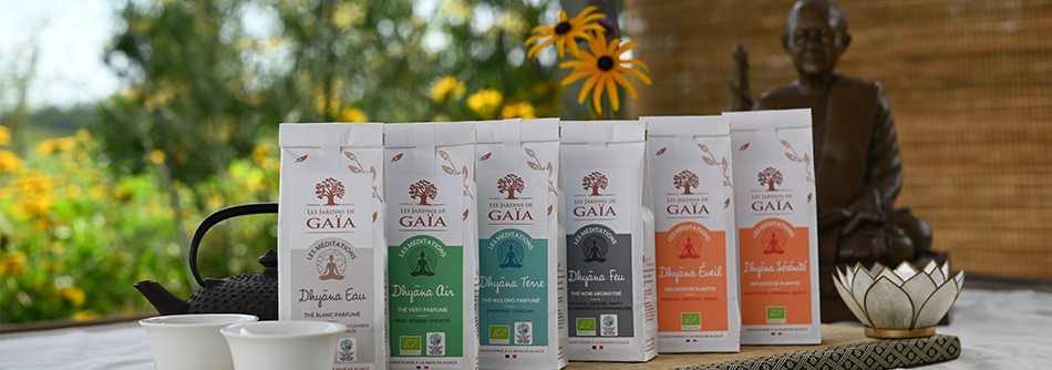 Mediation blends: teas and herbal teas for serenity