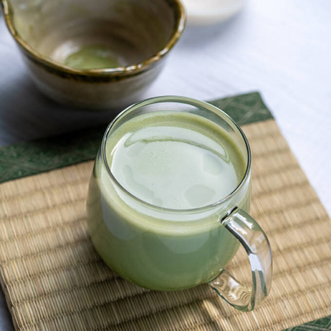 Ambiance matcha latte
			                    