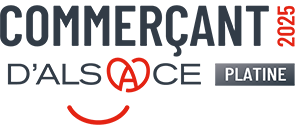Logo Commerçant d'Alsace Platine 2025