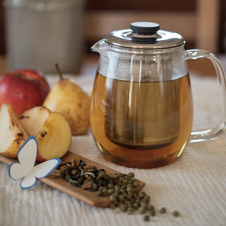 Infusion de thé blanc Papillons Blancs avec fruits
			                