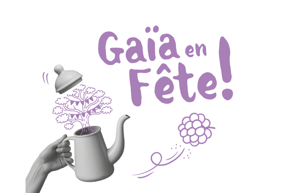 Gaïa en fête - Illustration
                              