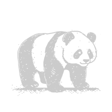 Picto Thé de Chine Panda Centré