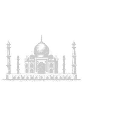 Picto Thé d'Inde Taj Mahal Décalé