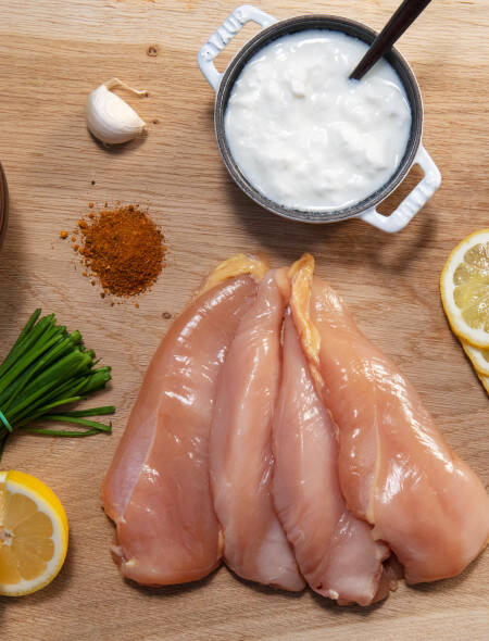 Tandoori chicken with cottage cheese recipe