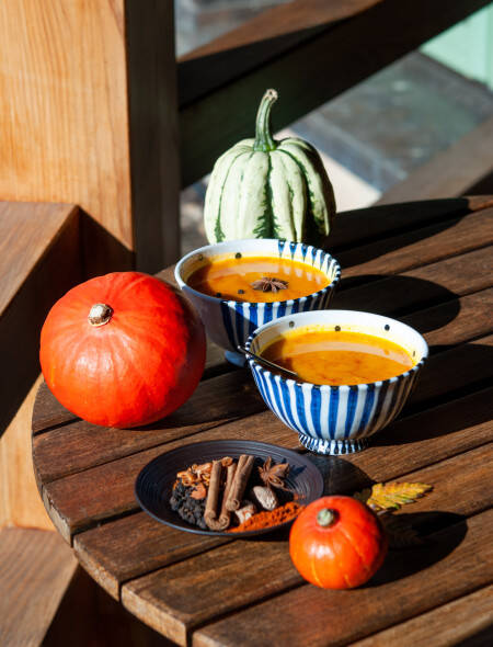 Recette Soupe de Potimarron avec Mon Melange Soupe Terra Madre 
				                    