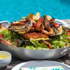 Plat de parillada de la mer et légumes grillés 
			                