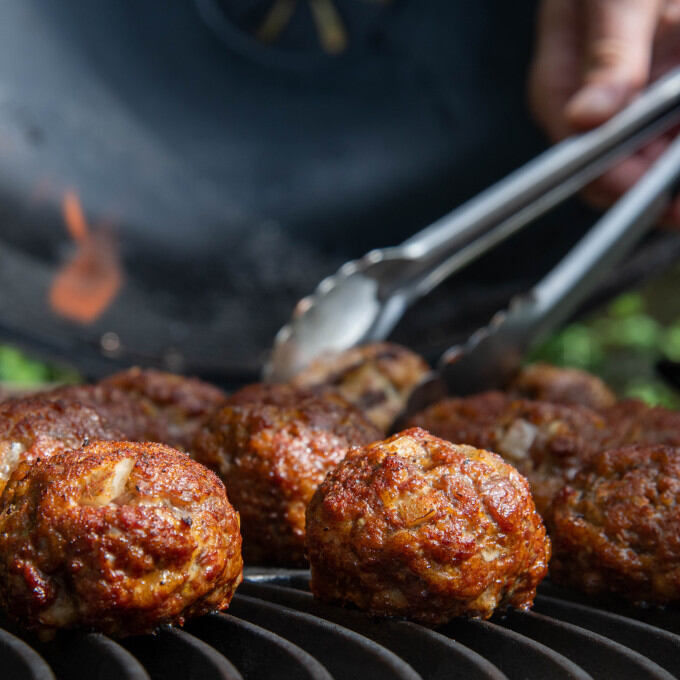 Boulettes de porc à l’italienne et épices rubs Perfect Pork 
			                    