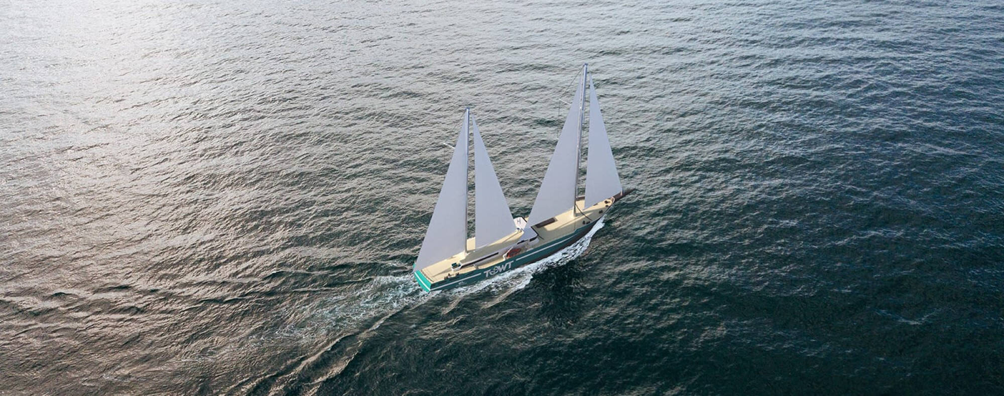 Voilier cargo dans la mer TOWT - Bandeau
                          